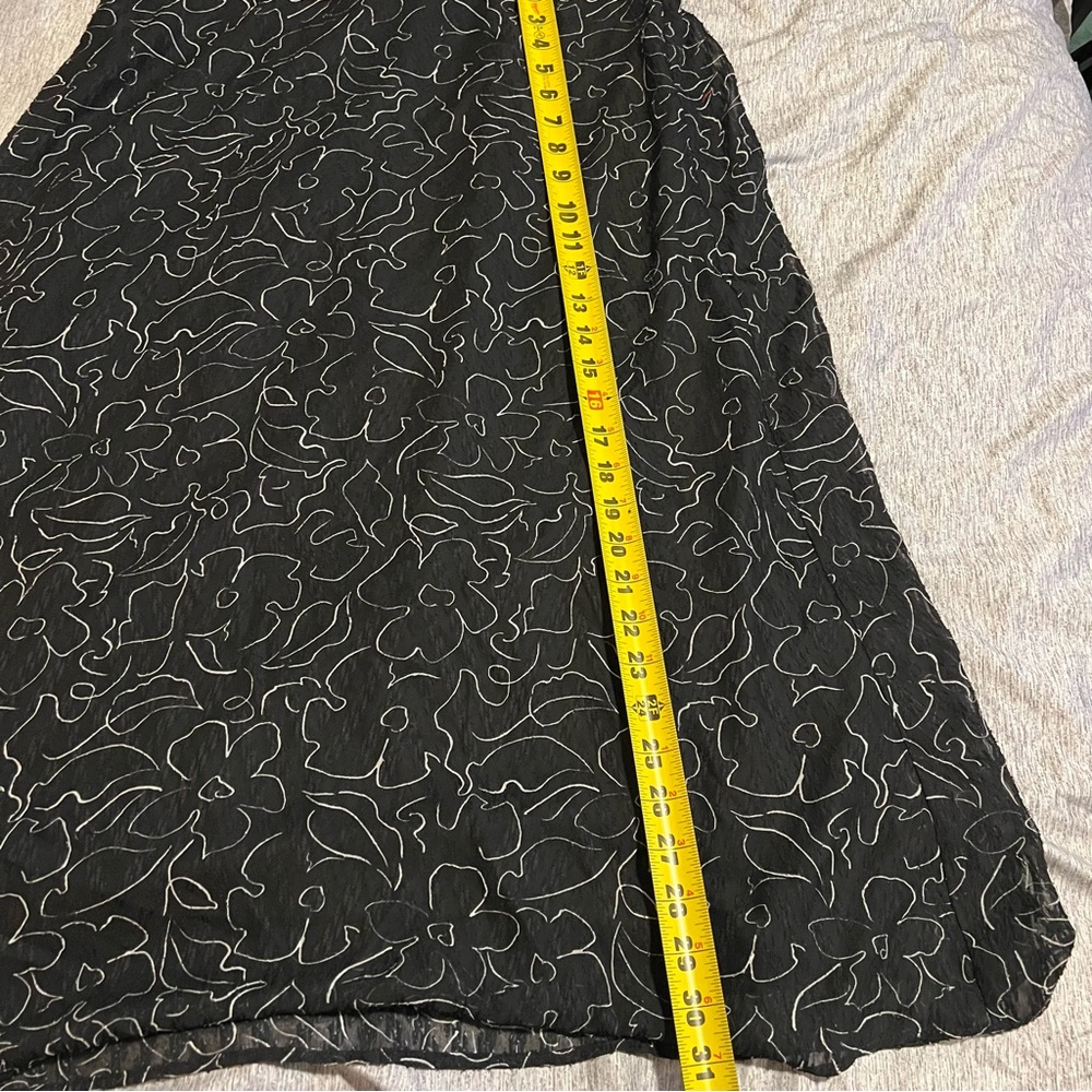Bobeau Studio B Black A-Line Midi Skirt - Women’s Size XL - Picture 4 of 5